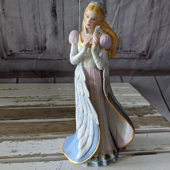 Lenox swan princess legendary porcelain figurine 1